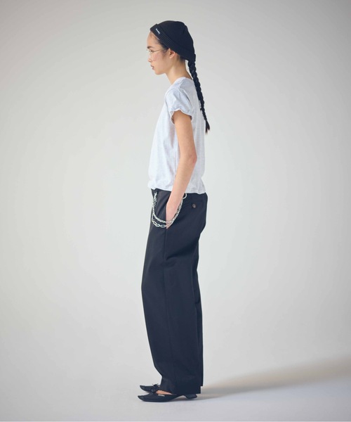 SEA(シー)の「ワイヤーTEE(Tシャツ/カットソー・レディース・グレー/ホワイト/ブラック・ONE SIZE)」の7枚目の写真