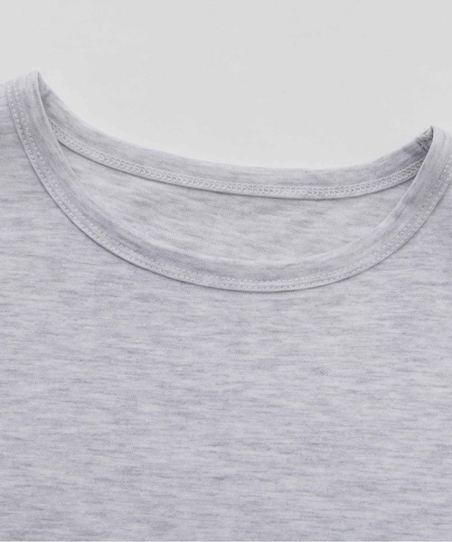 SEA(シー)の「ワイヤーTEE(Tシャツ/カットソー・レディース・グレー/ホワイト/ブラック・ONE SIZE)」の12枚目の写真
