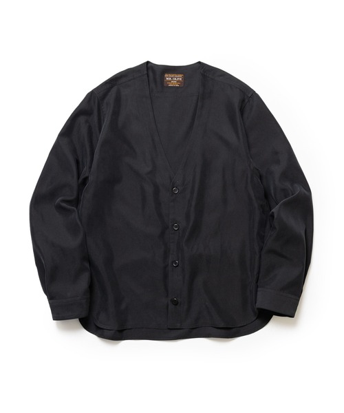 MR.OLIVE(ミスターオリーブ)の「T/R POWDER CLOTH / CARDIGAN SHIRT /M262105(シャツ/ブラウス・メンズ・ブラック/ブラウン・LARGE/MEDIUM/SMALL)」の10枚目の写真