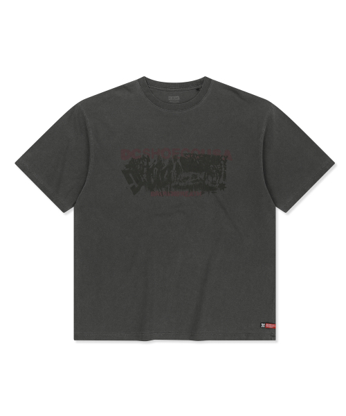 BROWNBREATH(ブラウンブレス)の「BXD CHUNKY PIGMENT TEE - CHARCOAL(Tシャツ/カットソー・レディース・その他・SMALL/MEDIUM/LARGE/X-LARGE)」の1枚目の写真