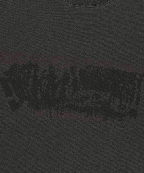 BROWNBREATH(ブラウンブレス)の「BXD CHUNKY PIGMENT TEE - CHARCOAL(Tシャツ/カットソー・レディース・その他・SMALL/MEDIUM/LARGE/X-LARGE)」の5枚目の写真