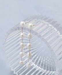 grace grace （グラスグラス）の「【松葉(yuki_nol)別注】【grace grace/グラスグラス】スキップ淡水パールピアス（ピアス（両耳用））」