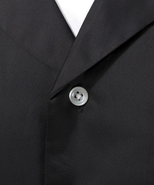 LUXSTYLE(ラグスタイル)の「半袖開襟シャツ(シャツ/ブラウス・メンズ・ホワイト/ブラック・XL/L/M)」の12枚目の写真