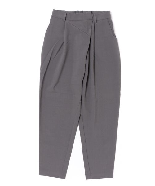 W:Huku(フーク)の「【W:Huku / シルキーサマーツイル】接触冷感 テーパード ラップ スラックス パンツ / Silky Summer Twill Tapered Wrap Pants(その他パンツ・レディース・ブラック/ベージュ/グレー・L/M)」の22枚目の写真