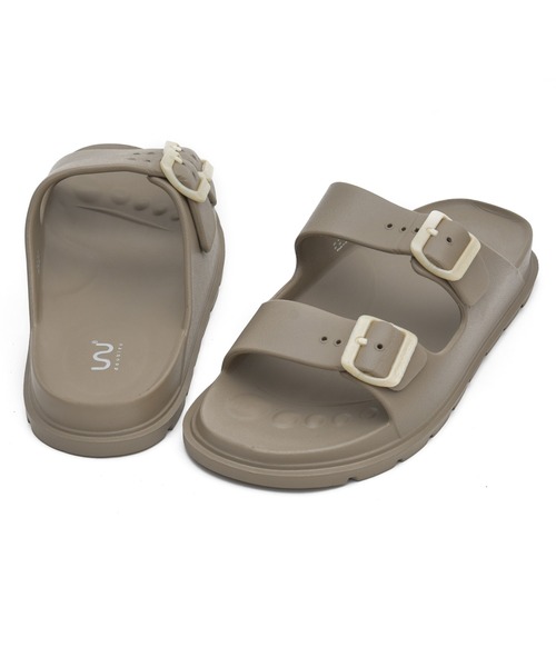 Doubleu（ダブリュー）の「doubleu / SLIDE BUCKLE / KHAKI（サンダル・メンズ・カーキ・40/41/42）」の3枚目の写真