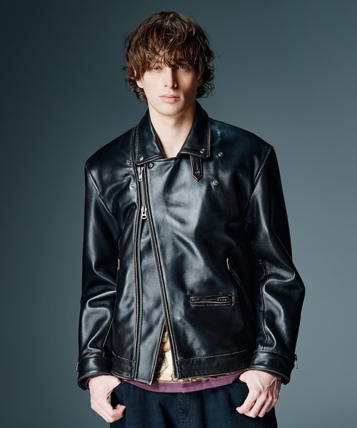 glamb（グラム）の「Basquiat riders（ライダースジャケット）」 - WEAR