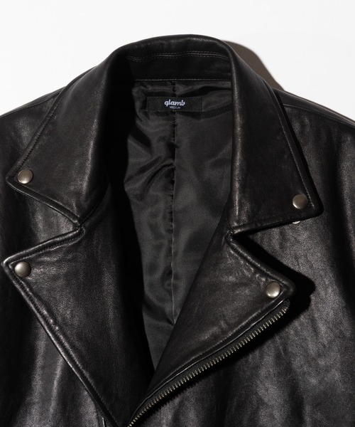 glamb(グラム)の「Johnny Riders Jacket / ジョニーライダースジャケット(ライダースジャケット・メンズ・ブラック/ブラウン・S/M/L)」の16枚目の写真