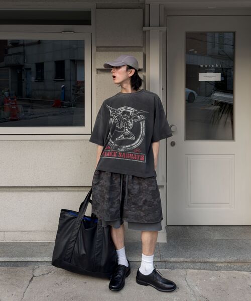 A NOTHING(アナッシング)の「VINTAGE CAMO LAYERED 1/2 PANTS (Charcoal)(その他パンツ・レディース・その他・MEDIUM/LARGE)」の4枚目の写真