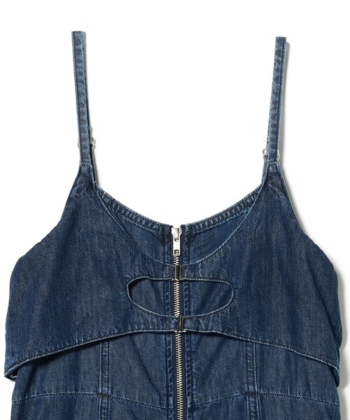 Ray BEAMS（レイビームス）の「デニム ジップ フレア ワンピース（ワンピース・レディース・シルバー/ブルー系その他4・ONE SIZE）」の11枚目の写真