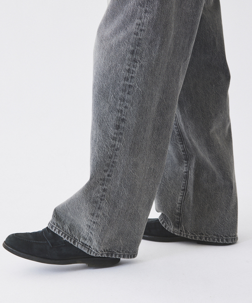 JOURNAL STANDARD relume(ジャーナルスタンダード レリューム)の「スモーキーデニム 11oz フェード ワイドパンツ(デニムパンツ・メンズ・ブルー系その他/コバルトブルー/ブラックミックス・LARGE/MEDIUM)」の7枚目の写真
