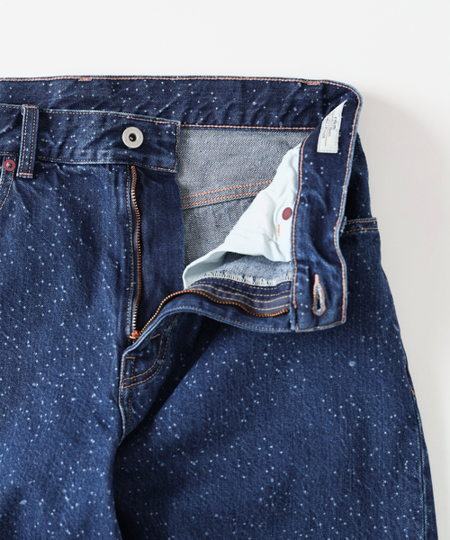 JOURNAL STANDARD relume(ジャーナルスタンダード レリューム)の「スモーキーデニム 11oz フェード ワイドパンツ(デニムパンツ・メンズ・ブルー系その他/コバルトブルー/ブラックミックス・LARGE/MEDIUM)」の18枚目の写真