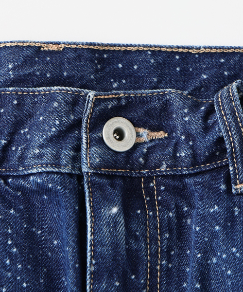 JOURNAL STANDARD relume(ジャーナルスタンダード レリューム)の「スモーキーデニム 11oz フェード ワイドパンツ(デニムパンツ・メンズ・ブルー系その他/コバルトブルー/ブラックミックス・LARGE/MEDIUM)」の19枚目の写真