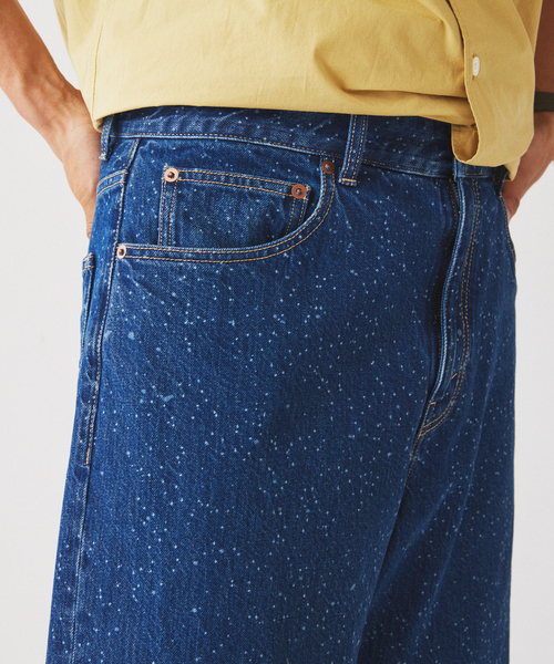 JOURNAL STANDARD relume(ジャーナルスタンダード レリューム)の「スモーキーデニム 11oz フェード ワイドパンツ(デニムパンツ・メンズ・ブルー系その他/コバルトブルー/ブラックミックス・LARGE/MEDIUM)」の18枚目の写真
