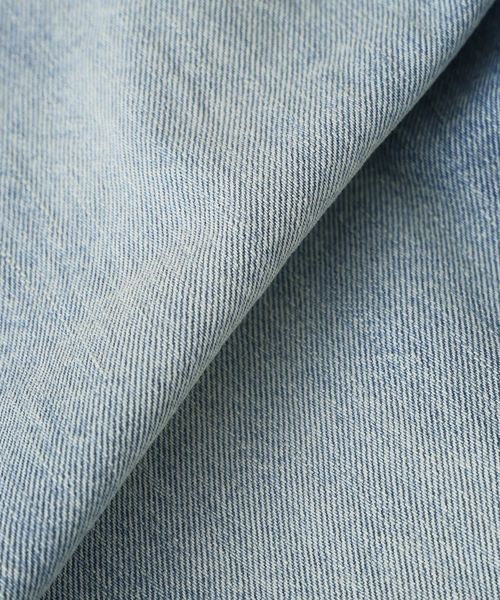 JOURNAL STANDARD relume(ジャーナルスタンダード レリューム)の「スモーキーデニム 11oz フェード ワイドパンツ(デニムパンツ・メンズ・ブルー系その他/コバルトブルー/ブラックミックス・LARGE/MEDIUM)」の4枚目の写真
