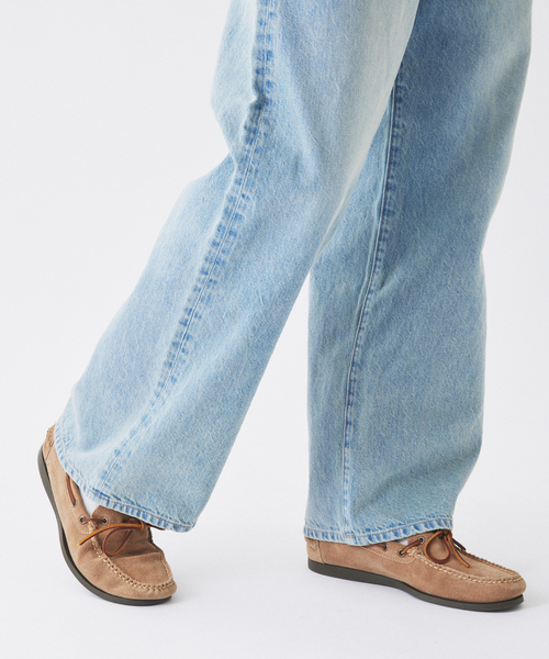 JOURNAL STANDARD relume(ジャーナルスタンダード レリューム)の「スモーキーデニム 11oz フェード ワイドパンツ(デニムパンツ・メンズ・ブルー系その他/コバルトブルー/ブラックミックス・LARGE/MEDIUM)」の12枚目の写真
