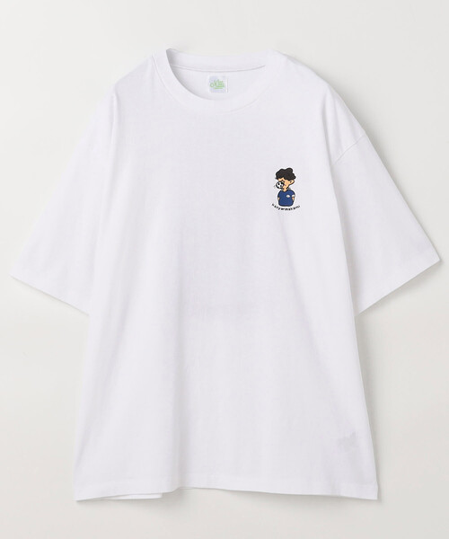 kaoyorinakami(カオヨリナカミ)の「kaoyorinakami × FREAK'S STORE/カオヨリナカミ 別注 サッカーボールボーイ Tee(Tシャツ/カットソー・メンズ・サックスブルー/オフホワイト/チャコールグレー・MEDIUM/SMALL/LARGE)」の12枚目の写真