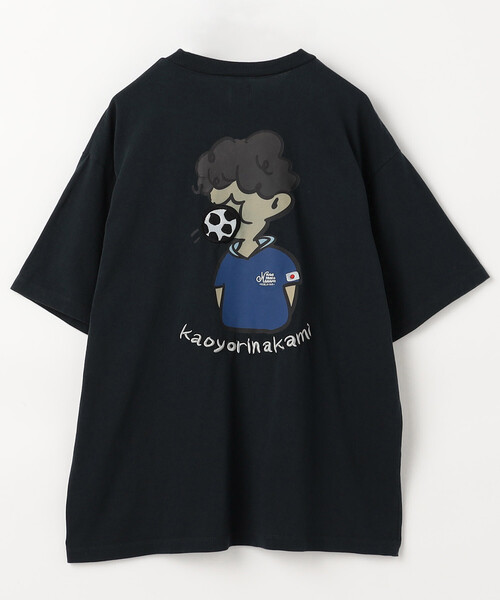 kaoyorinakami(カオヨリナカミ)の「kaoyorinakami × FREAK'S STORE/カオヨリナカミ 別注 サッカーボールボーイ Tee(Tシャツ/カットソー・メンズ・サックスブルー/オフホワイト/チャコールグレー・MEDIUM/SMALL/LARGE)」の15枚目の写真