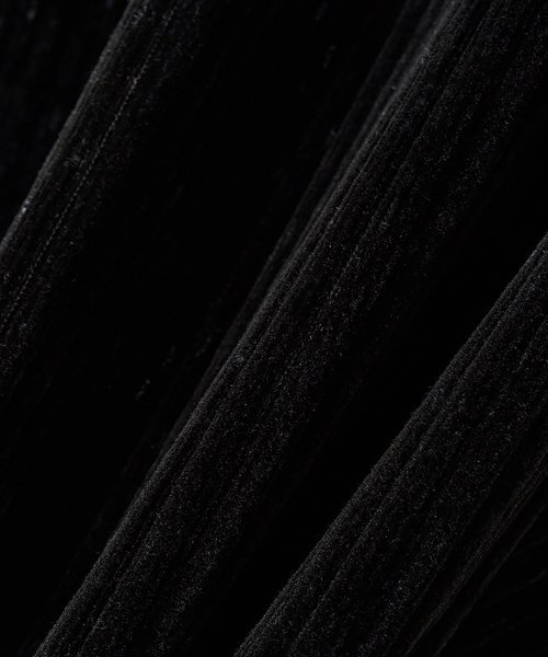 NOIRER（ノイア）の「ツートンベルベットリブストラクチャーティーシャツ（ブラック）（スウェット・メンズ・その他・48/50/52）」の7枚目の写真