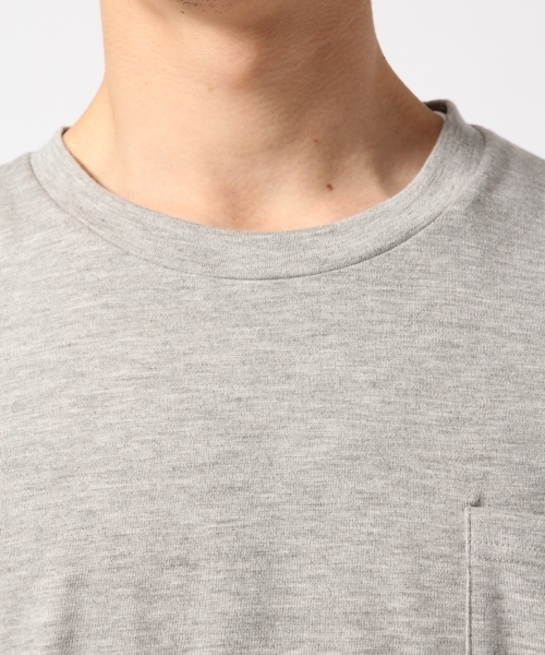 RAGEBLUE（レイジブルー）の「TRPUオーバーポケットTシャツ長袖/712898（Tシャツ/カットソー・メンズ・グレー/ホワイト/ネイビー・MEDIUM/LARGE）」の8枚目の写真