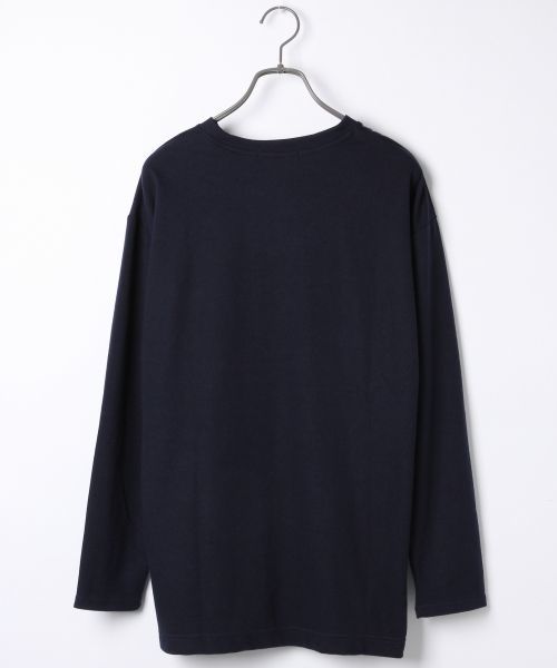 RAGEBLUE（レイジブルー）の「TRPUオーバーポケットTシャツ長袖/712898（Tシャツ/カットソー・メンズ・グレー/ホワイト/ネイビー・MEDIUM/LARGE）」の13枚目の写真