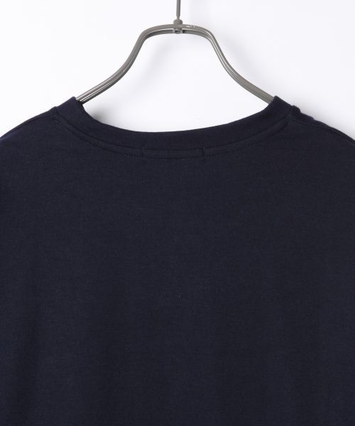 RAGEBLUE（レイジブルー）の「TRPUオーバーポケットTシャツ長袖/712898（Tシャツ/カットソー・メンズ・グレー/ホワイト/ネイビー・MEDIUM/LARGE）」の18枚目の写真