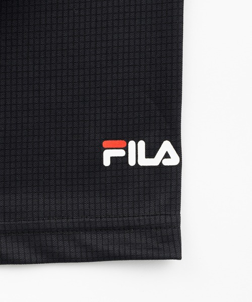 FILA(フィラ)の「【FILA フィラ】 メンズ 半袖インナー 丸首 スクエアメッシュ ドライ 無地(Tシャツ/カットソー・メンズ・ホワイト/ブラック/ネイビー・M/LL/L)」の8枚目の写真
