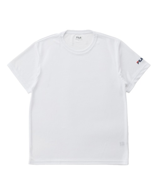FILA(フィラ)の「【FILA フィラ】 メンズ 半袖インナー 丸首 スクエアメッシュ ドライ 無地(Tシャツ/カットソー・メンズ・ホワイト/ブラック/ネイビー・M/LL/L)」の13枚目の写真