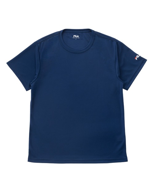 FILA(フィラ)の「【FILA フィラ】 メンズ 半袖インナー 丸首 スクエアメッシュ ドライ 無地(Tシャツ/カットソー・メンズ・ホワイト/ブラック/ネイビー・M/LL/L)」の15枚目の写真