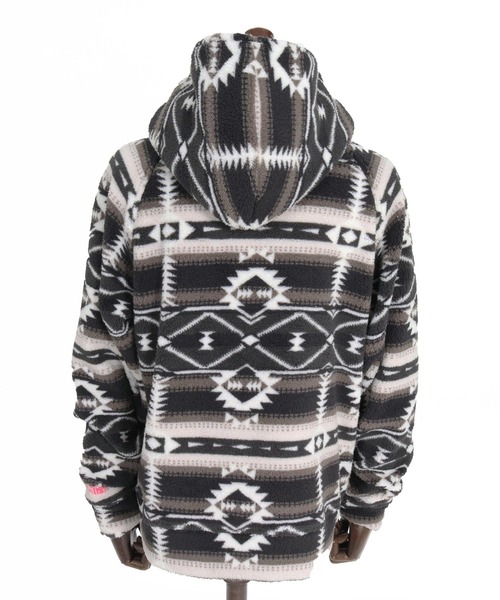 felkod(フィルコッド)の「mpa4152- Ortega Pattern Fleece Hoodie フリースフーデッドパーカー(F26A170)(パーカー・メンズ・ネイビー/ブラック・S/M/L)」の19枚目の写真