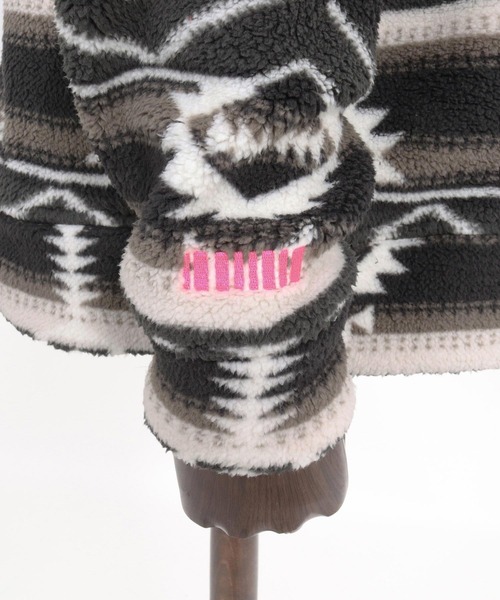 felkod(フィルコッド)の「mpa4152- Ortega Pattern Fleece Hoodie フリースフーデッドパーカー(F26A170)(パーカー・メンズ・ネイビー/ブラック・S/M/L)」の22枚目の写真
