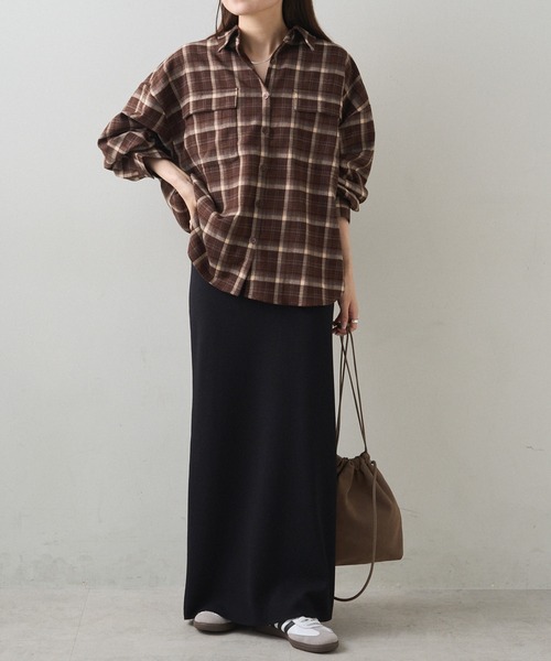 PUAL CE CIN(ピュアルセシン)の「【26AW・Du noir】ナロースカート(スカート・レディース・ブラック/ブラウン系/ベージュ系/レッド系・SMALL/MEDIUM)」の19枚目の写真
