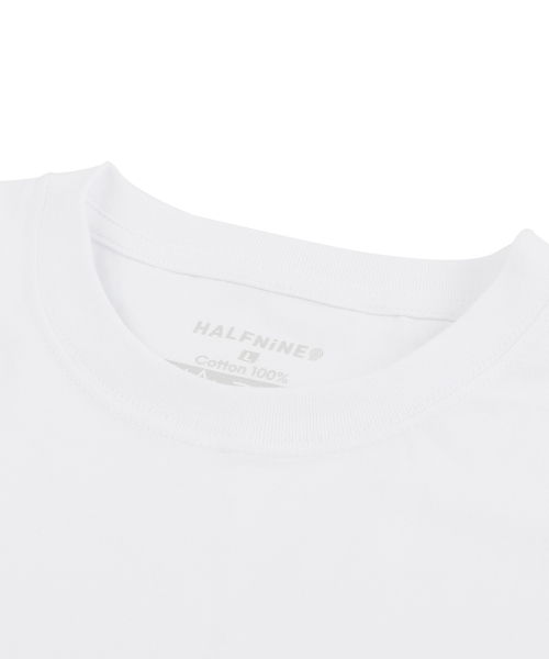 HALFNINE(ハーフナイン)の「スクエアハーフレタリング半袖Tシャツ I05BRD_HBX11336(Tシャツ/カットソー・メンズ・ホワイト/ブラック・SMALL/MEDIUM/LARGE/X-LARGE)」の14枚目の写真