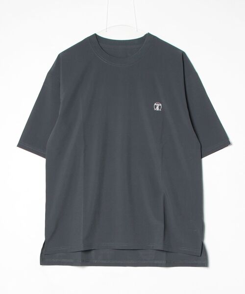 FIGURE（フィギュア）の「MESH JERSEY HN0261-CT0003（Tシャツ/カットソー・メンズ・ブラック/チャコールグレー・MEDIUM/X-LARGE/LARGE）」の2枚目の写真