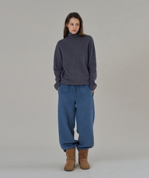 Boucle Jogger Pants_Blue