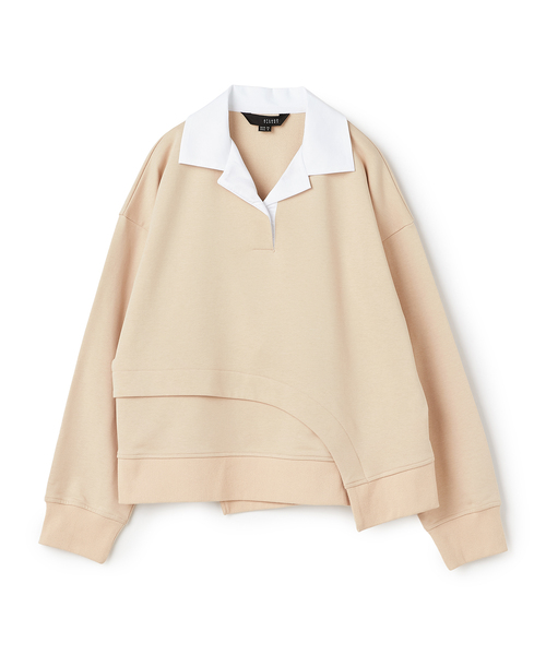 ATS(エーティーエス)の「ラグビーシャツプルオーバー(Tシャツ/カットソー・レディース・ベージュ・L/M)」の17枚目の写真