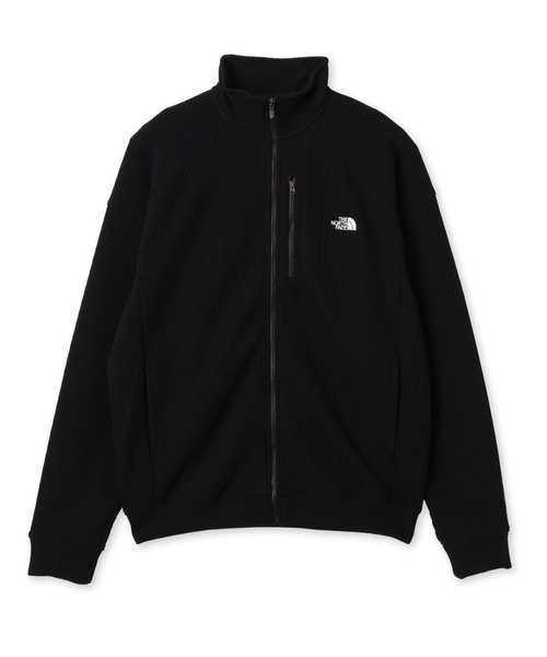THE NORTH FACE(ザノースフェイス)の「THE NORTH FACE QUARTERKNIT FULLZIP JACKET / ザ・ノース・フェイス クォーター ニット フルジップ ジャケット(その他アウター・メンズ・アイボリー/ブラック・S/M/L/XL)」の2枚目の写真