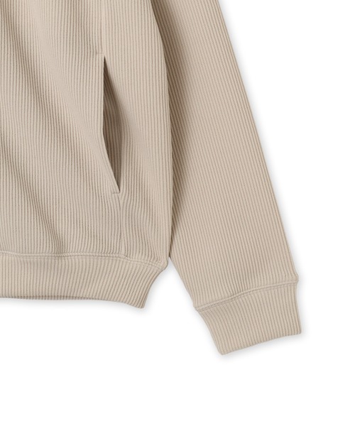 THE NORTH FACE(ザノースフェイス)の「THE NORTH FACE QUARTERKNIT FULLZIP JACKET / ザ・ノース・フェイス クォーター ニット フルジップ ジャケット(その他アウター・メンズ・アイボリー/ブラック・S/M/L/XL)」の4枚目の写真