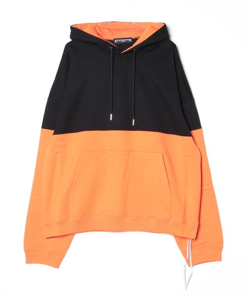 mastermind JAPAN(マスターマインド)の「BOXY BLOCK HOODIE(パーカー・メンズ・ブラック系その他3/ブラック系その他2/ブラック系その他・XL)」の2枚目の写真