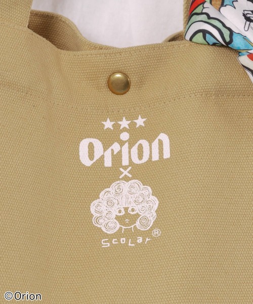 ScoLar(スカラー)の「462014:orion×ScoLar スカーフ柄バッグ(トートバッグ・レディース・ブルー/パープル/ベージュ・FREE)」の8枚目の写真