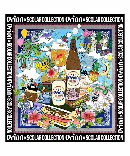 ScoLar(スカラー)の「462014:orion×ScoLar スカーフ柄バッグ(トートバッグ・レディース・ブルー/パープル/ベージュ・FREE)」の15枚目の写真