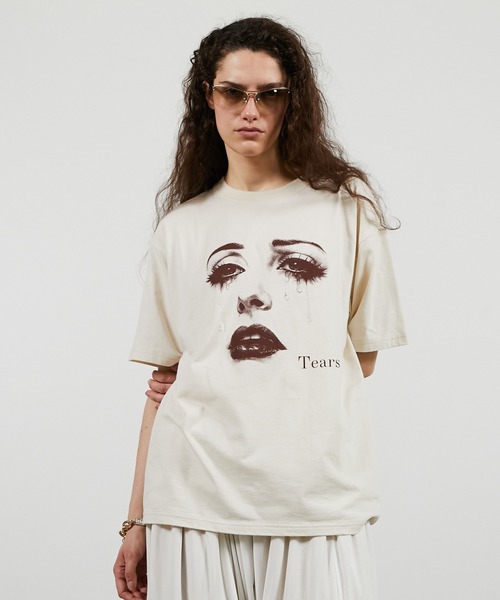 PRANK PROJECT(プランクプロジェクト)の「TEARS Tシャツ / TEARS T-shirt(Tシャツ/カットソー・レディース・ホワイト/グレー・38/36)」の5枚目の写真