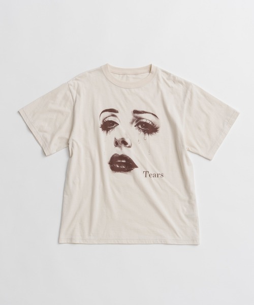 PRANK PROJECT(プランクプロジェクト)の「TEARS Tシャツ / TEARS T-shirt(Tシャツ/カットソー・レディース・ホワイト/グレー・38/36)」の10枚目の写真