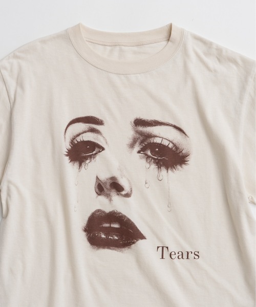 PRANK PROJECT(プランクプロジェクト)の「TEARS Tシャツ / TEARS T-shirt(Tシャツ/カットソー・レディース・ホワイト/グレー・38/36)」の12枚目の写真