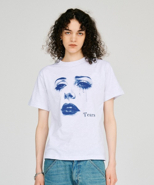 PRANK PROJECT(プランクプロジェクト)の「TEARS Tシャツ / TEARS T-shirt(Tシャツ/カットソー・レディース・ホワイト/グレー・38/36)」の18枚目の写真