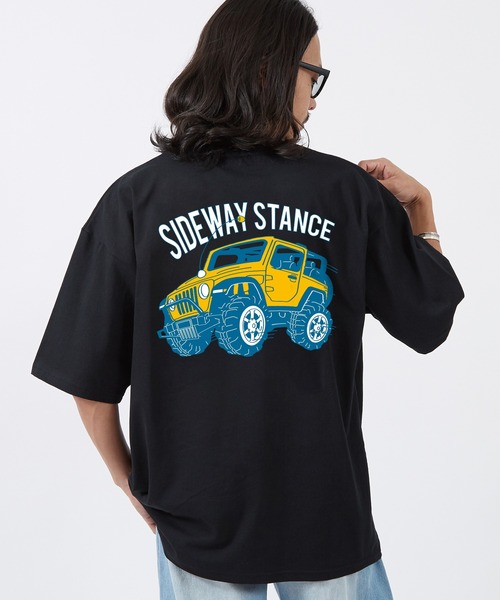 En serio TOKYO(エンソリオトーキョー)の「【SIDEWAYSTANCE】ラジコンカー半袖Tシャツ 70486(Tシャツ/カットソー・メンズ・ブラック・SMALL/MEDIUM)」の1枚目の写真