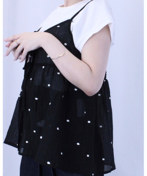 amini(アミニ)の「シアーワッシャーアソート刺繍ビスチェ(Tシャツ/カットソー・レディース・ブラック系その他/ブラウン系その他/ホワイト系その他/ブラウン系その他2/ブラック系その他2/ホワイト系その他2・MEDIUM)」の19枚目の写真