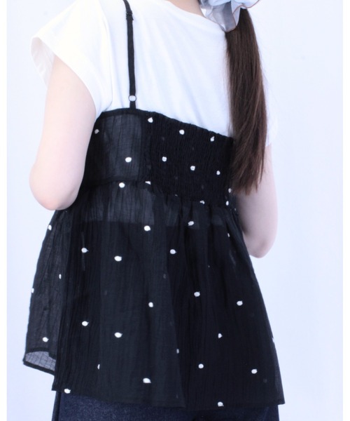 amini(アミニ)の「シアーワッシャーアソート刺繍ビスチェ(Tシャツ/カットソー・レディース・ブラック系その他/ブラウン系その他/ホワイト系その他/ブラウン系その他2/ブラック系その他2/ホワイト系その他2・MEDIUM)」の20枚目の写真