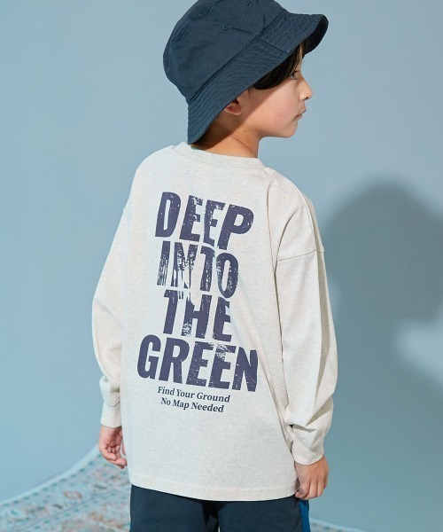 devirock(デビロック)の「綿100% デビラボ BIGシルエット プリント袖リブ 長袖Tシャツ(Tシャツ/カットソー・キッズ・ベージュ系その他/ピンク系その他/ブラック系その他3/ブラック系その他4/ブラック系その他6/グレー系その他2/ブルー系その他2/グレー系その他3/ベージュ系その他3/ベージュ系その他2/ブラック系その他5/ブラック系その他2/ブラウン系その他/ブラック系その他/ブルー系その他/グリーン系その他/グレー系その他・90cm/120cm/100cm/130cm/110cm/160cm/140cm/150cm)」の13枚目の写真