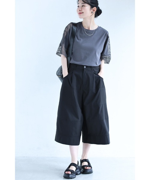 cawaii（カワイイ）の「膝まで隠せる ハーフパンツ（その他パンツ・レディース・ブラック/ホワイト・XL/L/M/S）」の15枚目の写真