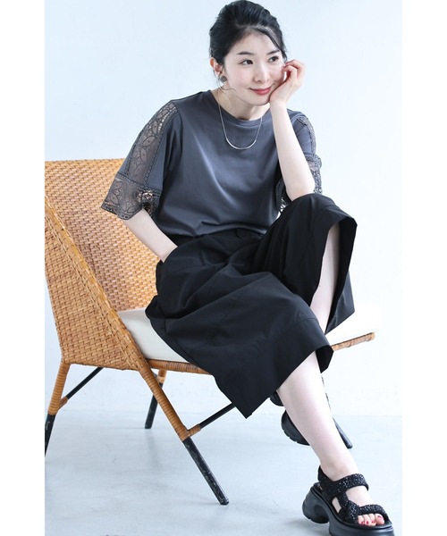 cawaii（カワイイ）の「膝まで隠せる ハーフパンツ（その他パンツ・レディース・ブラック/ホワイト・XL/L/M/S）」の19枚目の写真